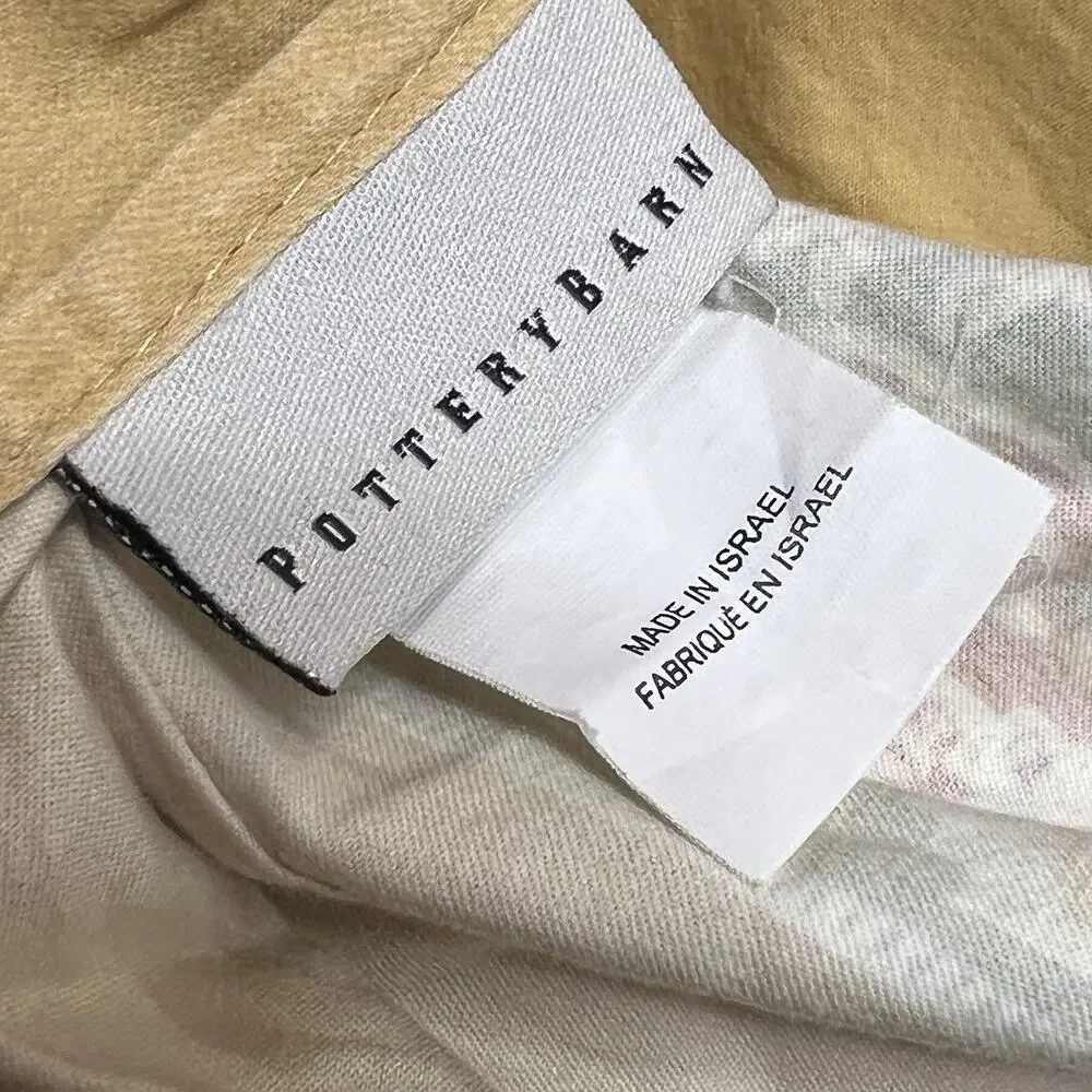 Pottery Barn Blythe Paisley Queen Full Duvet Set 2 Pillowcases Gold Green Blue